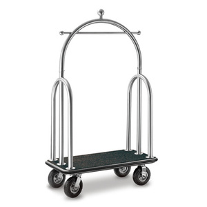 Carrello Portabagagli in Acciaio Inox 304 per Servizio Concierge in Hotel - Product Image 4