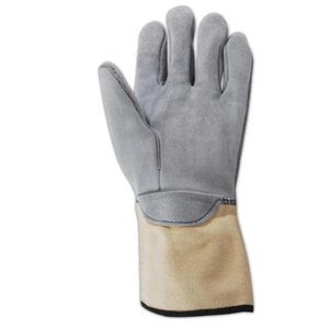 Nouveau 2025 vente en gros de gants de soudage en cuir de chèvre noir de qualité supérieure/nouveau dernier design 2025 gants de soudage - Product Image 3