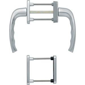 New York 0810/961N/U10/ Aluminio F1 63-73 mm Cuadrado 7 mm HOPPE Juego de Rieles y Accesorios para Cortinas de Balcón - Product Image 1