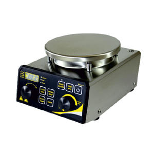 Agitatore magnetico con piastra riscaldante in acciaio inossidabile, completamente elettronico, CE - Product Image 1