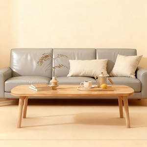Mesa De Chá De Madeira Simples Moderna Do Estilo Nórdico Para A Mobília Home Da Sala De Estar Do Apartamento Pequeno Mini Tipo Mesa De Café - Product Image 6