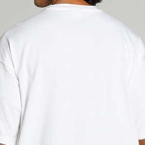 Camiseta de Hombre de Algodón y Fibra de Bambú, Lisa, de Color Sólido, Talla Grande, Estilo Vintage, Transpirable - Product Image 5
