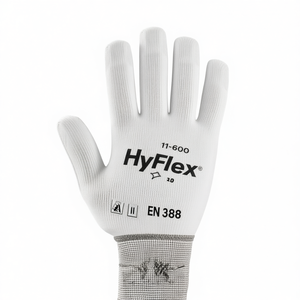 ถุงมืออเนลส์ ไฮเฟล็กซ์ 11-600 สำหรับใช้ในครัวเรือน ไซส์ 9 สีขาว มาตรฐาน EN 388 ประเภท II บรรจุ 12 ชิ้น - Product Image 3