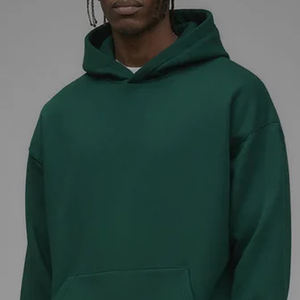 Cotton/Polyester Blend Breathable And Comfortable Material Drop Shoulder <b>Hoodie</b> Men <b>Oversized</b> <b>Hoodie</b> <b>Long</b> Sleeves Pullover Soft - Product Image 2