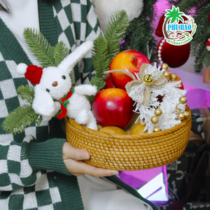 PRODUIT CHAUFFANT Paniers de rangement des aliments en rotin Pratique et chic pour chaque cuisine - Product Image 6