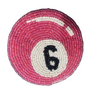 Sous-verre en perles de style classique, design à chiffres solides, de haute qualité, écologique, personnalisable, pour bar, hôtel, maison, jardin, Inde - Product Image 2