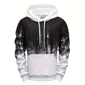 2025 nouveauté survêtement pour hommes décontracté sweat à capuche zippé et pantalon ensemble personnalisé imprimé survêtement ensemble vêtements de sport personnalisés - Product Image 5