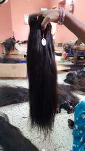 100% Natural Cuticles Aligned Double Weft Machine Hair <b>Extensions</b> RAW Unprocessed <b>Curly</b> Indian Temple Remy Hair Single Donor - Product Image 4