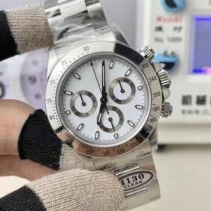 Reloj Digital de Lujo Unisex, Movimiento ETA de Alta Calidad, Cronógrafo, Estilo Moderno, Esfera con Manecillas, Mayorista de Fábrica - Product Image 1