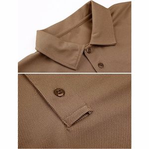 Camisetas Polo de hombre de poliéster al por mayor, logotipo personalizado, diseño liso con excelente visibilidad - Product Image 6