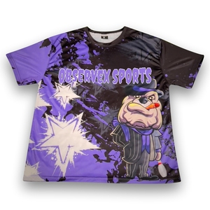 Camiseta de softball para hombre de último diseño, sublimación de secado rápido, servicio OEM personalizado, manga corta, suave, cómoda, de talla grande disponible - Product Image 3