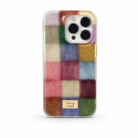 Coque de téléphone antichoc en TPU à motif patchwork à carreaux de dessin animé pour iPhone 17, 17 Pro, 17 Air, 17 Pro Max, 16