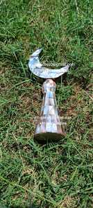 Decoración de Mesa Móvil Colgante con Diseño de Luna Creciente de Mezquita de Nácar Industrial Hecha a Mano, Decoración Islámica para el Hogar, Ramadán, Primavera - Product Image 5