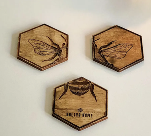 Sous-verre en bois pour la maison et la cuisine Utilisation Meilleure vente Sous-verre en bois Meilleur sous-verre en bois 4 pièces - Product Image 1