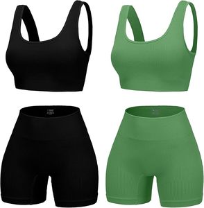 Nueva Llegada Atlético de Alta Elasticidad Fitness Wear Conjunto de Yoga sin Costuras para Mujeres y Mujeres de Secado Rápido Conjuntos de Yoga buttery suave conjunto de yoga - Product Image 5