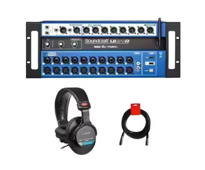 มิกเซอร์ดิจิตอล Soundcraft Ui24R 24 แชนแนล พร้อมเครื่องบันทึกเสียงแบบหลายแทร็ก USB และระบบควบคุมแบบไร้สาย - Product Image 1