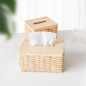 Caja de pañuelos de ratán de mimbre ecológica de alta calidad para comedor, fabricación de decoración de accesorios para el hogar en Vietnam - Product Image 4