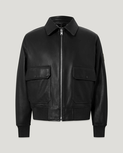 Chaqueta de Cuero Personalizada para Hombre, Chaqueta de Moda de Cuero Vacuno Genuino, Ropa de Invierno Premium, Proveedor Mayorista de Marca Privada - Product Image 1
