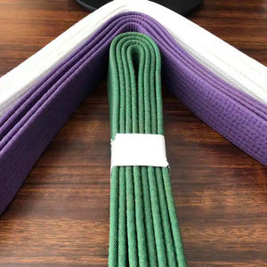 Cinturón de Karate de Alta Calidad, Spandex/Poliéster, Transpirable, de Secado Rápido, Personalizable, Unisex, para Adultos, Artes Marciales, Pakistán - Product Image 2