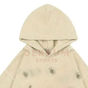 Sudaderas con Capucha para Hombre, Diseño Desgastado, a la Moda, Invierno 2026, Transpirables, con Cierre, Color Sólido, Venta al Por Mayor, MOQ Bajo - Product Image 6