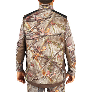 Chaleco de camuflaje para caza de árboles reales, malla ligera transpirable, ligera, con cremallera frontal - Product Image 4