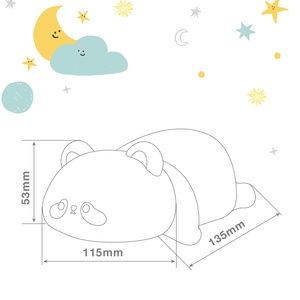 Lampada LED Panda per bambini, 1W RGB (GSC 202800011) - Product Image 6