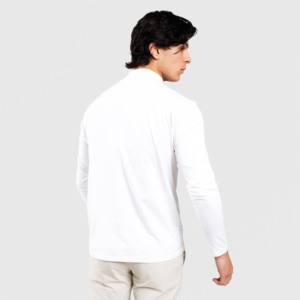 Pull Mocktop pour homme Alpha en blanc - Product Image 3