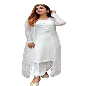 Ấn Độ Thiết Kế Anarkali Phù Hợp Với Cotton In Mùa Hè Giá Rẻ Salwar Kameez Phù Hợp Với Eid Đặc Biệt Dresses