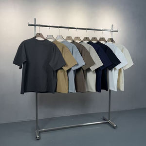 T-shirt en coton 100% 275GSM, coupe ample, décontracté pour homme, t-shirt ample, t-shirt en coton 100% vierge, t-shirt personnalisé - Product Image 5