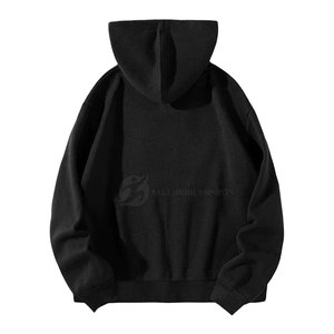 Sweat à capuche pour femme de haute qualité avec logo personnalisé imprimé, taille plus, 100% coton molletonné avec strass et col doublé, vente en gros - Product Image 2