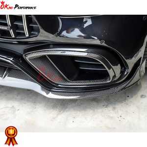 Canards avant en fibre de carbone <span class=keywords><strong>s</strong></span>èche Style Brabu pour <span class=keywords><strong>Mercedes</strong></span> Benz <span class=keywords><strong>AMG</strong></span> GT63 2019-2023 - Product Image 2