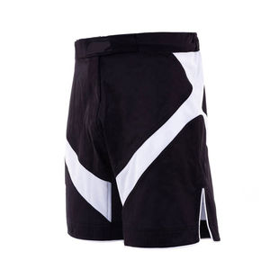 Pantalones cortos de entrenamiento MMA hechos con material de poliéster 100%, cintura elástica alta por encima de la rodilla, mezcla de artes marciales, pantalones cortos deportivos para hombre - Product Image 4