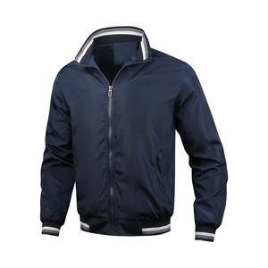 Veste décontractée sans capuche avec poche latérale de baseball zippée pour printemps et automne Vestes pour hommes - Product Image 6