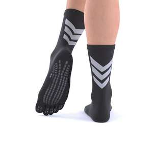 Calcetines antideslizantes de 5 dedos para hombre y mujer, calcetín deportivo de algodón transpirable, calcetín de entrenamiento atlético, fabricante directo - Product Image 3