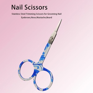 Tijeras Profesionales para Manicura y Pedicura EasyNail, 1 Pieza, Superficie de Espejo, Cabeza Recta y Curva, Afiladas, para Cejas y Nariz - Product Image 3