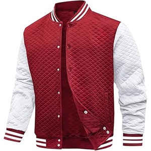 Veste universitaire avec logo personnalisé, manches en cuir, broderie, noir, couple, collège, baseball, hommes, veste Letterman fabriquée par Dress Sports - Product Image 1