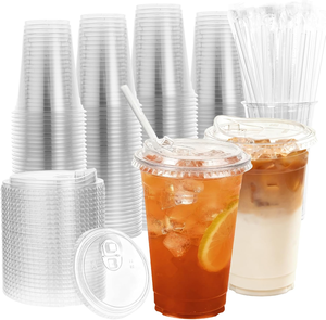 Clear Disposable Modern Punch <b>Cups</b> <b>Cold</b> <b>Cup</b> Sturdy Recyclable Biodegradable Eco-Friendly BPA Free Small Drinking Wedding - Product Image 1