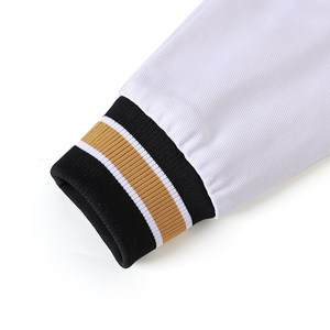 Blouson aviateur en laine noire de l'État de l'Alabama, vêtement de rue personnalisé de qualité supérieure, doublure en satin, fermeture éclair, printemps - Product Image 5