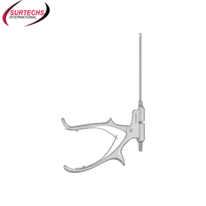 Surtechs Manuel Genou Arthroscopie Poinçons En Acier Inoxydable Vers Le Bas Biter Forceps Métal Instruments Chirurgicaux Base - Product Image 4