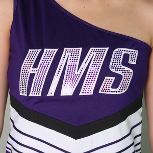 ชุดเชียร์ลีดเดอร์สำหรับผู้ใหญ่ ชุดเต้นเชียร์แบบกำหนดเอง เสื้อผ้ากีฬาสำหรับงานอีเว้นท์ สีและโลโก้แบบกำหนดเอง บริการ OEM คุณภาพสูง 100% - Product Image 4