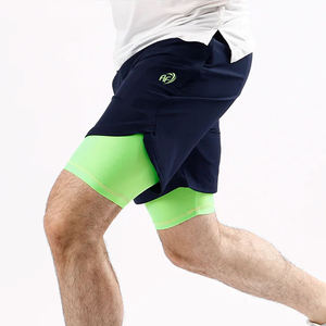 <b>Men's</b> High Street Style Lightweight Compression <b>Shorts</b> with Custom Logo Design Solid <b>Pattern</b> Digital Plain Dyed Techniques Sale! - Product Image 3