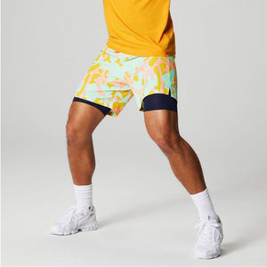 Short de course personnalisable pour hommes fabriqué 100% coton biologique impression par transfert de chaleur décontracté taille moyenne Style toile solide haute - Product Image 3