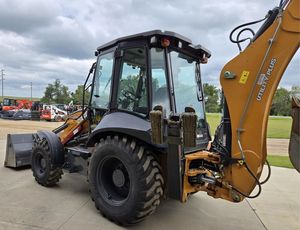 CASE 575N Backhoe Loader Extendahoe Utility Loader Enclosed Cab Construction Equipment - Product Image 4