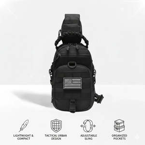 กระเป๋า Recon Tactical สำหรับปั่นจักรยาน น้ำหนักเบา ดีไซน์สปอร์ต พร้อมซับในไนลอนและผ้า Oxford ปิดด้วยซิป - Product Image 5