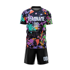 Uniforme de Fútbol Sublimado Estampado al Por Mayor a Precio Económico, Color Personalizado, Secado Rápido, Transpirable, Ligero, Hecho en Pakistán - Product Image 2