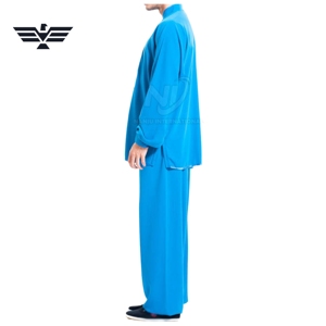 ชุดกังฟูจีนสำหรับผู้ชายเสื้อและกางเกงชุดไทชิศิลปะการต่อสู้100% ผ้าฝ้ายออกแบบโลโก้ได้ตามต้องการน้ำหนักเบาและระบายอากาศได้ดี - Product Image 5