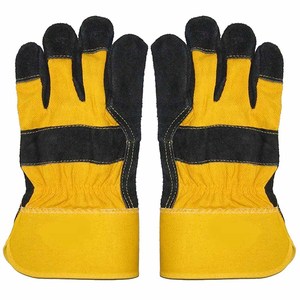 Prix de gros Gants de travail confortables Meilleure vente Gants de sécurité de travail en cuir de vachette - Product Image 5