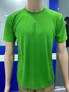 Camiseta de punto de poliéster y algodón para hombre, personalizable, cuello redondo, secado rápido, ecológico, anticontracción, fabricado en Mumbai, India - Product Image 3