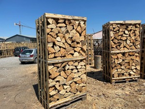 Leña de Abedul en Caja Estándar con Troncos de Madera Dura Seca 10-20% de Humedad MEJOR PRECIO - Product Image 2