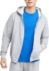 Sweat à capuche zippé décontracté pour homme 2025, doublé en polaire, en velours sport, en polyester/coton pour l'hiver - Product Image 6